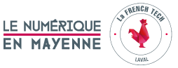 Le Numérique en Mayenne x Laval French Tech Logo